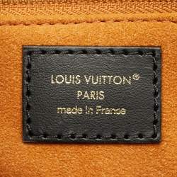 Pre Owned Louis Vuitton Black Monogram Giant Empreinte Leather Onthego MM Bag