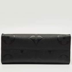 Pre Owned Louis Vuitton Black Monogram Giant Empreinte Leather Onthego MM Bag