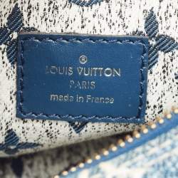 Pre Owned Louis Vuitton Bleu Monogram Denim Loop Bag