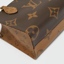 Pre Owned Louis Vuitton Monogram Giant Reverse Canvas Onthego PM Bag