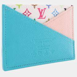 Pre Owned حامل بطاقات لويس فيتون تاكاشي موراكامي كروس كروس