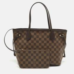 مملوكة مسبقًا Louis Vuitton Neverfull PM Damier Ebene Canvas Bag