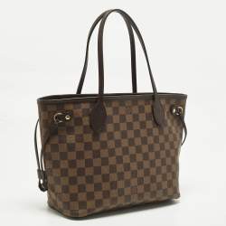 مملوكة مسبقًا Louis Vuitton Neverfull PM Damier Ebene Canvas Bag