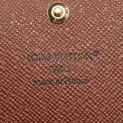 Pre Owned Louis Vuitton Monogram Canvas Envelope Business Card Holder
