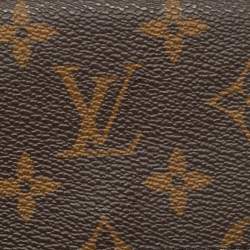 Pre Owned Louis Vuitton Monogram Canvas Envelope Business Card Holder