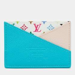 Pre Owned حافظة بطاقات لوي فيتون كانفاس مونوغرامي فوشيا