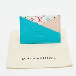 Pre Owned حافظة بطاقات لوي فيتون كانفاس مونوغرامي فوشيا