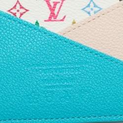 Pre Owned حافظة بطاقات لوي فيتون كانفاس مونوغرامي فوشيا