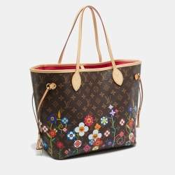 مملوكة مسبقًا Louis Vuitton x Takashi Murakami Neverfull MM Monogram Canvas Tote