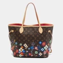 مملوكة مسبقًا Louis Vuitton x Takashi Murakami Neverfull MM Monogram Canvas Tote