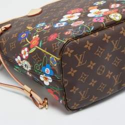 مملوكة مسبقًا Louis Vuitton x Takashi Murakami Neverfull MM Monogram Canvas Tote