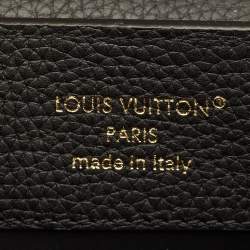 مملوكة مسبقًا Louis Vuitton Capucines BB Black Taurillon Leather Top Handle Bag