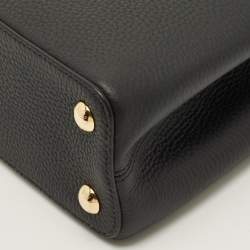 مملوكة مسبقًا Louis Vuitton Capucines BB Black Taurillon Leather Top Handle Bag