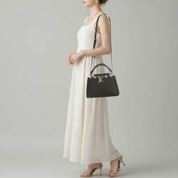 مملوكة مسبقًا Louis Vuitton Capucines BB Black Taurillon Leather Top Handle Bag