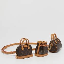 مملوكة مسبقًا Louis Vuitton Trio Mini Icones Monogram Canvas Shoulder Bag