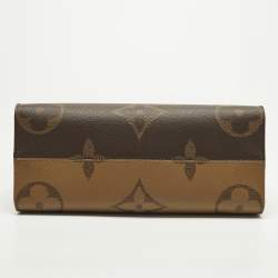 Pre Owned Louis Vuitton Onthego MM Monogram Giant Reverse Canvas Tote