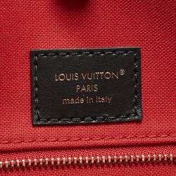 Pre Owned Louis Vuitton Onthego MM Monogram Giant Reverse Canvas Tote