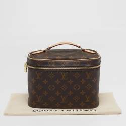 مملوكة مسبقًا حقيبة أدوات الزينة لوي فيتون نايس بي بي قماش مونوغرام