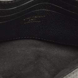 Pre Owned حقيبة لوي فيتون ماديلين نانو جلد إمبريانت مونوغرامي أسود بحاملة علوية