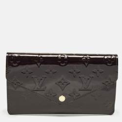 مملوكة مسبقًا Louis Vuitton Jeanne Amarante Monogram Vernis Continental Wallet