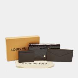 مملوكة مسبقًا Louis Vuitton Jeanne Amarante Monogram Vernis Continental Wallet