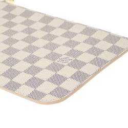 مملوكة مسبقًا Louis Vuitton Damier Azur Canvas Neverfull Pochette NM Clutch         
