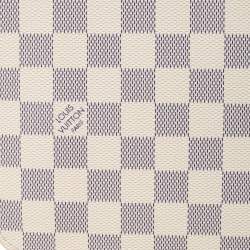 مملوكة مسبقًا Louis Vuitton Damier Azur Canvas Neverfull Pochette NM Clutch         