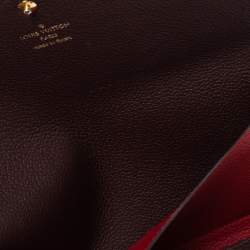 Pre Owned Louis Vuitton Cerise Empreinte Leather Josephine Wallet