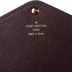 Pre Owned Louis Vuitton Cerise Empreinte Leather Josephine Wallet