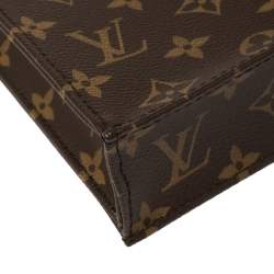 Pre Owned Louis Vuitton Monogram Canvas Petit Sac Plat Bag