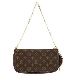 Louis Vuitton Rose Clair Monogram Canvas Multi Pochette Accessoires