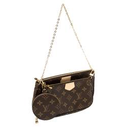 Louis Vuitton Rose Clair Monogram Canvas Multi Pochette Accessoires