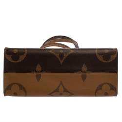 Pre Owned Louis Vuitton Reverse Monogram Canvas Giant Onthego MM Bag