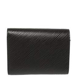 مملوكة مسبقًا Louis Vuitton Black Epi Leather Twist Wallet