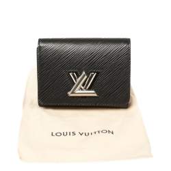 مملوكة مسبقًا Louis Vuitton Black Epi Leather Twist Wallet