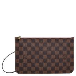 Louis Vuitton Damier Ebene Canvas Neverfull Pochette Louis Vuitton