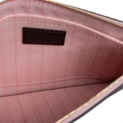 Pre Owned Louis Vuitton Damier Ebene Canvas Neverfull Pochette