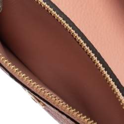 مملوكة مسبقًا Louis Vuitton Rose Poudre Monogram Empreinte Leather Zoe Wallet