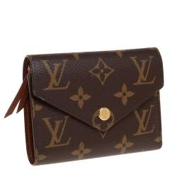 Pre Owned Louis Vuitton Monogram Canvas Victorine Wallet 