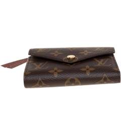 Pre Owned Louis Vuitton Monogram Canvas Victorine Wallet 
