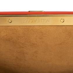 Pre Owned Louis Vuitton White Monogram Canvas and Snakeskin Richard Prince Watercolor Aquarelle Frame Speedy Bag