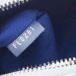 Pre Owned Louis Vuitton Blue/White Monogram Watercolor Canvas Keepall XS Bag