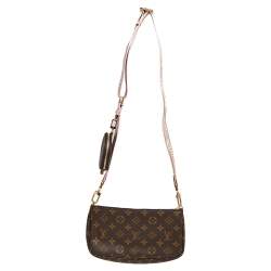 Pre Owned Louis Vuitton Rose Clair Monogram Canvas Multi Pochette Accessoires