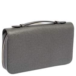 Pre Owned محفظة لوي فيتون زيبي اكس أل جلد تايغا غلاسيه