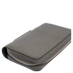 Pre Owned محفظة لوي فيتون زيبي اكس أل جلد تايغا غلاسيه