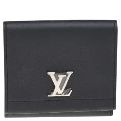 Louis Vuitton Lockmini Wallet, Black