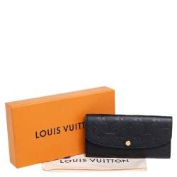 Pre Owned Louis Vuitton Black Monogram Empreinte Curieuse Wallet