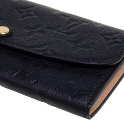 Pre Owned Louis Vuitton Black Monogram Empreinte Curieuse Wallet