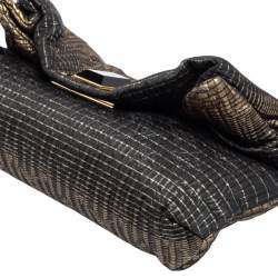 Pre Owned حقيبة كلتش لوي فيتون آلتاير اصدار محدود جاكارد مونوغرامي مارين زرقاء