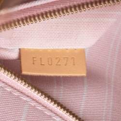 Pre Owned Louis Vuitton Gradient Pastel Monogram Giant Coated Canvas And Raffia Onthego GM Bag